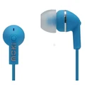 Moki Dots ACC-HPDOT Wired In-Ear Headphones - Blue Noise Isolation - 3.5mm Jack