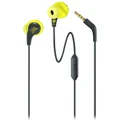 JBL Endurance Run Wired Sports In-Ear Headphones - Black & Yellow In-Line Microphone & 1 Button Remote - Sweatproof - Fliphook 2-Way Design