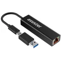 Asustor AS-U2.5G2, USB3.2 Gen1 Type-C to 2.5GBASE-T Adapter (with USB-C to A Adapter), for PC, Notebook, Apple Mac and NAS