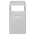 Kingston 256GB DataTraveler Micro USB Flash Drive with Ultra-Small Premium Metal Design, up to 200MB/s read, DTMC3G2/256GB