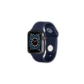 3SIXT 3S-2154 Silicone Band Apple Watch 3/4/5/SE/6 38/40mm - Navy Blue