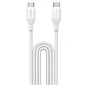 Momax 1-Link Flow 60W 1.2M USB-C To USB-C PD Fast Charging Cable White Support Apple iPhone, iPad Pro. iPad Air, Samsung, Oppo, Oneplus, Nothing phone Fast Charging, Translucent design, built with high quality TPE & Silicon