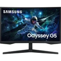 Samsung Odyssey G5 27 QHD 165Hz Curved Gaming Monitor 2560x1440 - 1ms - DisplayPort - HDMI - AMD FreeSync - Flicker Free - 1000R - HDR10 - Tilt Adjustable