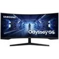 Samsung Odyssey G5 34 Ultrawide QHD 165Hz Curved Gaming Monitor 3440x1440 - 1ms - DisplayPort - HDMI - AMD FreeSync Premium - 1000R - Tilt Adjustable - 75x75 VESA