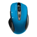 Promate CURSOR.BL EZGrip Ergonomic Wireless Mouse - Blue Quick Forward/Back Buttons - 800/1200/1600DPI - 10m Working