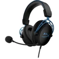 HyperX Cloud Alpha S 3.5mm Wired USB Overhead Stereo Gaming Headset - Black-Blue