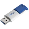 Netac U182 USB3 Flash Drive 128GB UFD Retractable Blue/White