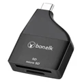 Bonelk USB-C to MicroSD/SD Compact Adapter ( Black )