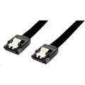 Dynamix C-SATA3 50cm SATA 6Gbs Data Cable with Latch, Black colour
