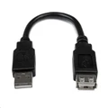 StarTech USBEXTAA6IN USB 2.0 Ext Adapter Cable A to A M/F - 6 USB2.0 - 480 Mbit/s, length 6 in 152.4mm