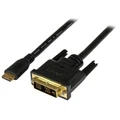 StarTech HDCDVIMM2M 2m Mini HDMI to DVI-D Cable - M/M - 2 meter Mini HDMI to DVI Cable - 19 pin HDMI (C) Male to DVI-D Male - 1920x1200 Video