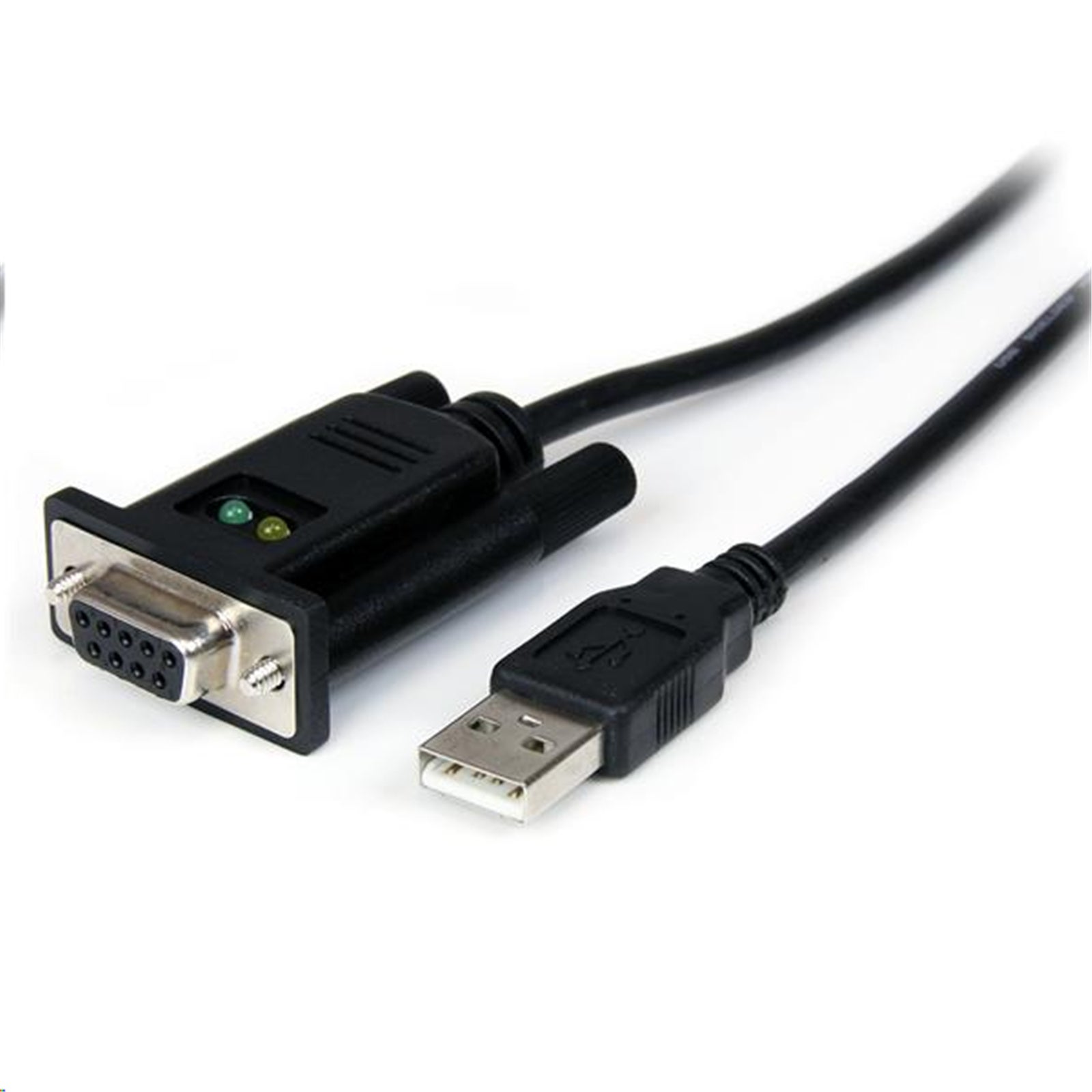 StarTech.com ICUSB232FTN Null Modem USB to Serial Adapter USB to Null Modem Serial DCE Adapter - Bidirectional USB to RS232 DB9 Serial Adapter