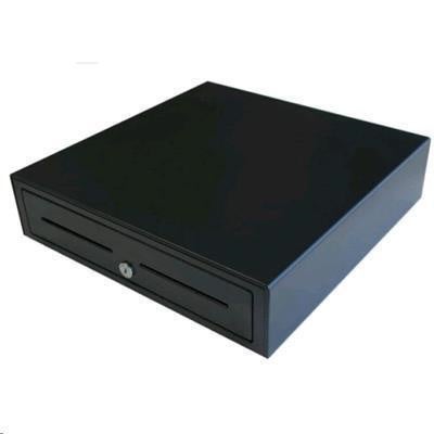 VPOS CDDIEC410B CASH DRAWER EC410 4 NOTE 8 COIN 24V Black Cash register RJ12 plug EC-410 Heavy Duty 24 Volt