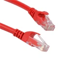 8Ware PL6A-0.25RD CAT6A UTP Ethernet Cable, Snagless- 0.25m (25cm) Red