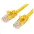 StarTech 45PAT1MYL Snagless UTP Cat5e Patch Cable - 1m - Yellow