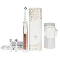Oral-B Genius 9000(Rose Gold) Electric Toothbrush with 3 Replacement Heads - With SmartRing and Pressure Control Technology
