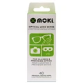 Moki ACC-GSCLN Optical Lens Wipes - 40 Pack