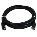 8Ware PL6A-2BLK Cat6a UTP Ethernet Cable Snagless - 2m Black