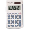 Sharp EL243S Solar Small Personal Calculator with Cover Dual powered (solar cell & battery LR1130 X 1)