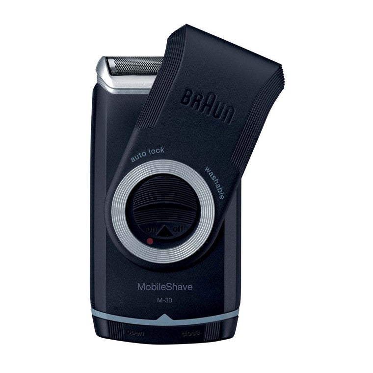 Braun M30 Mobile Foil Pocket Shaver Fully Washable - 60 Minutes Battery Life