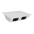 Dynamix AVB400 Recessed Entertainment Box Delivering AV, Data & Power in Wall Connectivity - 3xDevice/Outlet Openings - Paintable ABS Moulded Plastic - Cover & Screws Included - Dimensions: 280x250x80mm (WxHxD)