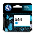 HP 564 Ink Cartridge Cyan, Yield 300 pages for HP DeskJet 3070, 3520, OfficeJet 4610, 4620, Photosmart 5510, 5520, 6510, 6520,7510, 7520, C5380, C6375, C6380, D5460 Printer