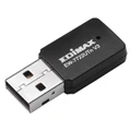 Edimax EW-7722UTNV3 N300 Wi-Fi 4 Mini USB-A Wireless Adapter. Up to 300Mbps With Wireless 802.11b/g/n. WPS button.