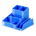Italplast I35FBB Desk Organiser - Blueberry