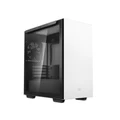 DEEPCOOL Macube 110 White MATX Mid Tower MATX/ITX Motherboard Supported, Tempered Glass, CPU Cooler Supports Upto 165mm, GPU Supports Upto 320mm, 280mm Radiator Supported, 4X PCI Slots, Graphics Card Holder Included, Front: 2X USB. HD Audio