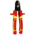 Goldtool Clamp Pliers 150mm Insulated Cable - Large Shoulders to Protect Against Live Contacts Rubber Easy Grip Handles for Greater Comfort - Red/Yellow Colour Handles