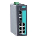 MOXA Industrial switch EDS-308 8 port Unmanaged switches with 8X10/100BaseT(X) ports,relay output warning, 0 to 60°C operating temperature
