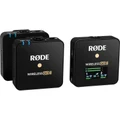 RODE Wireless GO II Microphone System , 2-Person Compact Wireless System For Mobile Journalist, Videographer - Built-In Omni Mic & 3.5mm Mic Input, 2 x Mini Clip-On Transmitters/Recorders