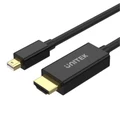Unitek V1152A 2M Mini DisplayPort Male to to HDMI Male Adapter Cable. Supports 4K 30Hz