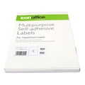 Icon ILA41 A4 Self-Adhesive Label 1 label per page (210 x 297 mm) 100 sheets per pack. Permanent adhesive