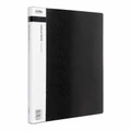 Icon Display Book A4 with Insert Spine 40 Pocket Black