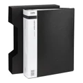Icon Display Book A4 with Insert Spine 100 Pocket with Case Black