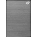 Seagate One Touch 4TB Portable External HDD - Space Grey with Rescue Data Recovery