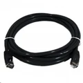 8Ware PL6A-0.25BLK CAT6A UTP Ethernet Cable, Snagless - 0.25m (25cm) Black