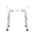 Non Slip Height Adjustable Safe Shower Stool Chair Bathtub Seat W/Handles For Elderly 120Kg