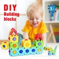 24 PCS Push Pop Bubble Sensory Fidget Toy Set with Simple Dimple 2in1 Puzzle Building Block Pack