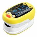 Fingertip Oled Kids Pulse Oximeter Pediatric SpO2 Blood Oxygen Saturation Monitor Col.Yellow Bird