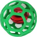 Dog Hollow Ball Toy Dog Accessories Dog Puppy Hollow Bell Tennis Ball Chew Scratch Playing Training Molar Pet Toy (Green)