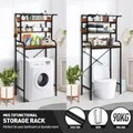 3-Tier Over Toilet Shelf Freestanding Bathroom Organiser Rack Washer Dryer Laundry Storage Shelves