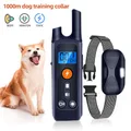 1000m Dog Training Collar Waterproof Pet Remote Control Collar With Shock Vibration Electric Sound Shocker Dog Products