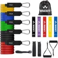 Resistance Bands Set for Resistance Training, Physical Therapy, Home Workouts, Exercise Stack-able Up to 150 lbs