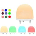 USB Rechargeable Night Lights MultiColor Silicone Touch Sensor Soft LED Lamp for Kids, Baby