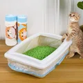Litter Pan Box Liners Thickened Durable PE Material Medium Extra Large Drawstring Waste Bags for Pets Leak Proof 84x45cm 20 Pack