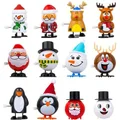 Christmas Wind-Up Toys for Kids Party Favors 12 Piece Birthday Christmas Gift Stocking Stuffers Goody Bag Fillers