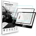 Matte Screen Protector Compatible with Tesla Model 3 Model Y 15" Center Control Touch Screen Car Navigation Tempered Glass Accessories 9H Anti-Glare Anti-Fingerprint