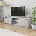 TV Cabinet Concrete Grey 120x30x35.5 cm Chipboard